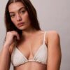Solid Triangle Swim Bikini Top
