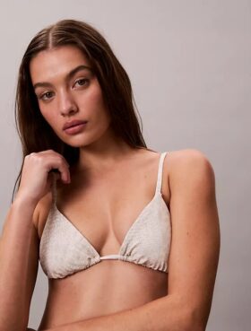 Solid Triangle Swim Bikini Top Solid Triangle Swim Bikini Top