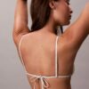 Solid Triangle Swim Bikini Top