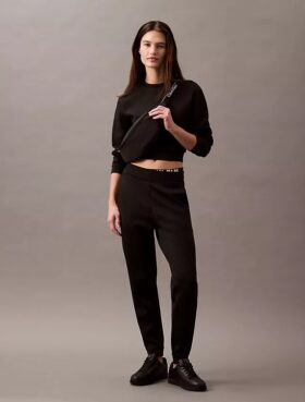 Spacer Cropped Crewneck Sweatshirt Spacer Cropped Crewneck Sweatshirt