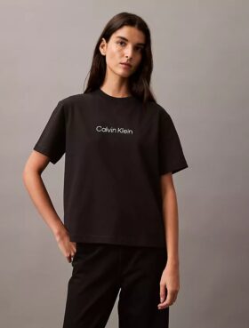 Standard Logo Boxy Fit Crewneck T-Shirt