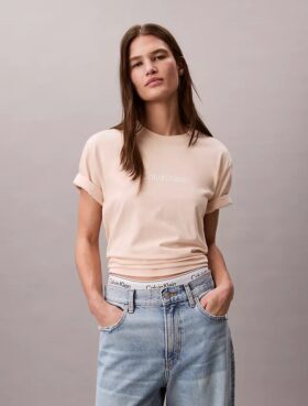 Standard Logo Boxy Fit Crewneck T-Shirt