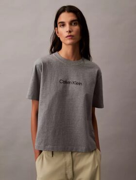 Standard Logo Boxy Fit Crewneck T-Shirt Standard Logo Boxy Fit Crewneck T-Shirt
