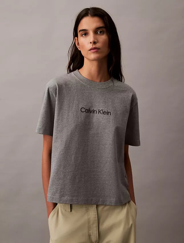 Standard Logo Boxy Fit Crewneck T-Shirt Standard Logo Boxy Fit Crewneck T-Shirt