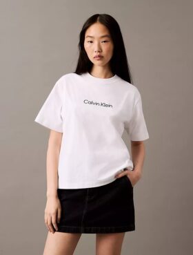 Standard Logo Boxy Fit Crewneck T-Shirt Standard Logo Boxy Fit Crewneck T-Shirt
