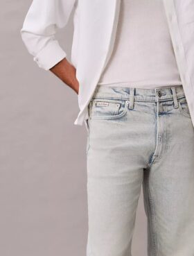 Standard Straight Wool Blend Jeans