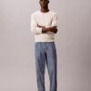 Straight Chambray Pull-On Pants Straight Chambray Pull-On Pants