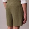 Straight Seersucker Elastic 7″ Shorts