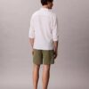 Straight Seersucker Elastic 7″ Shorts