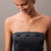 Strapless Denim Mini Dress