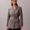 Stretch Belted Blazer Stretch Belted Blazer