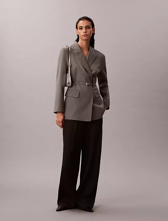 Stretch Belted Blazer Stretch Belted Blazer