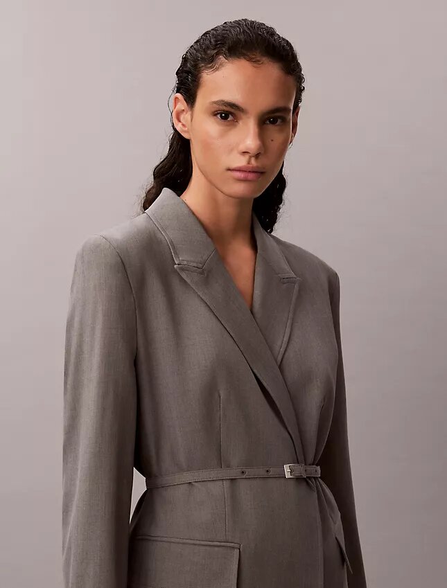 Stretch Belted Blazer Stretch Belted Blazer