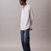 Stripe Cotton Poplin Button-Down Shirt