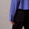 Stripe Cropped Boxy Button-Down Shirt Stripe Cropped Boxy Button-Down Shirt