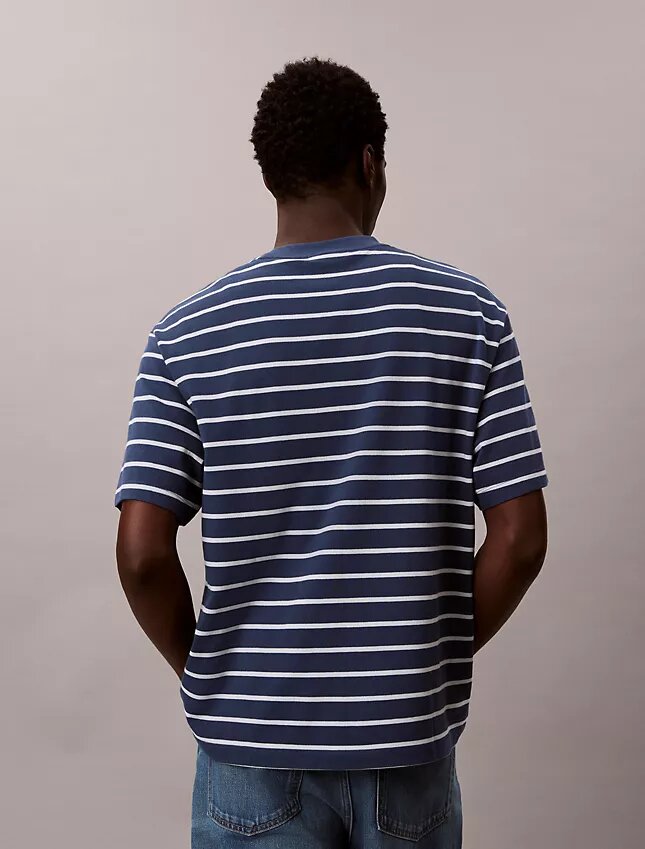 Stripe Logo Graphic Relaxed T-Shirt Stripe Logo Graphic Relaxed T-Shirt