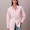 Stripe Relaxed Button-Down Shirt