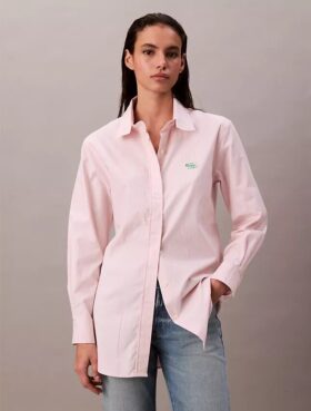 Stripe Relaxed Button-Down Shirt