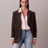 Stripe Relaxed Button-Down Shirt