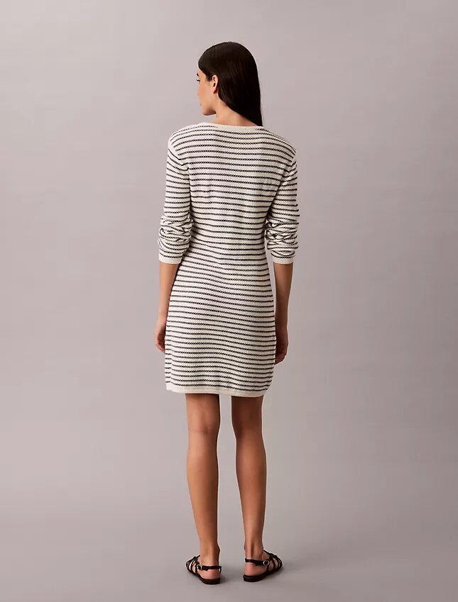 Stripe Rib Mini Dress Stripe Rib Mini Dress