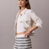 Stripe Rib Pull-On Shorts