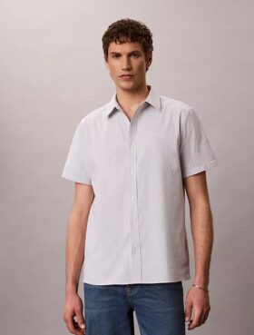 Stripe Seersucker Classic Button-Down Shirt