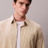 Stripe Slim Stretch Button-Down Shirt