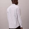 Stripe Tech Stretch Slim Button-Down Shirt
