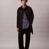 Stripe Viscose Blend Relaxed Button-Down Shirt Stripe Viscose Blend Relaxed Button-Down Shirt