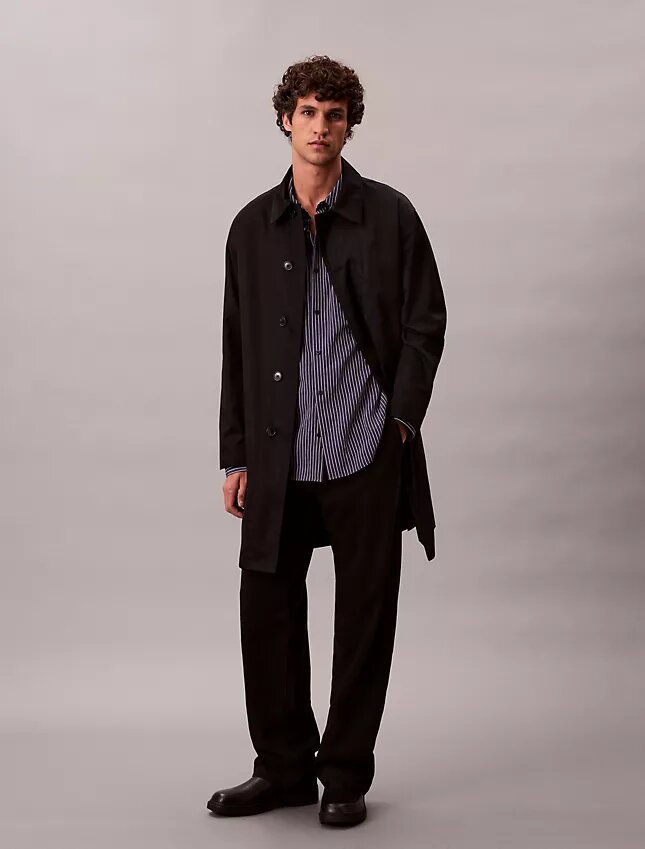 Stripe Viscose Blend Relaxed Button-Down Shirt Stripe Viscose Blend Relaxed Button-Down Shirt