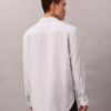 Stripe Viscose Blend Relaxed Button-Down Shirt Stripe Viscose Blend Relaxed Button-Down Shirt