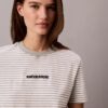 Striped Ck Logo Tee Striped Ck Logo Tee