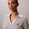 Striped Stitch Polo Shirt