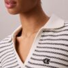 Striped Stitch Polo Shirt
