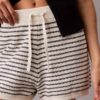 Striped Stitch Shorts