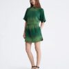Sunbleached Terry Mini Skirt
