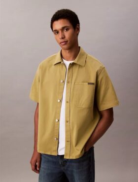 Utility Relaxed Button-Down Shirt
