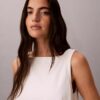 V-Neck Denim Shift Dress V-Neck Denim Shift Dress