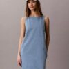 V-Neck Denim Shift Dress V-Neck Denim Shift Dress