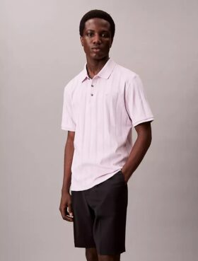 Variegated Rib Classic Polo Shirt