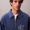 Varsity Monogram Logo Quarter Zip Sweatshirt