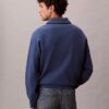 Varsity Monogram Logo Quarter Zip Sweatshirt