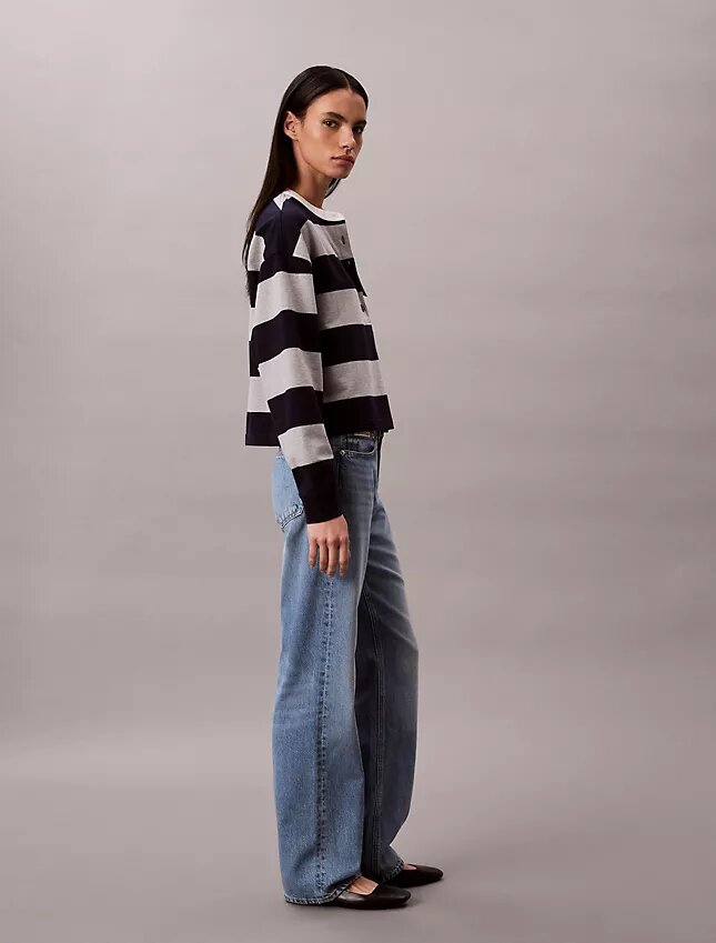 Varsity Stripe Henley Top Varsity Stripe Henley Top
