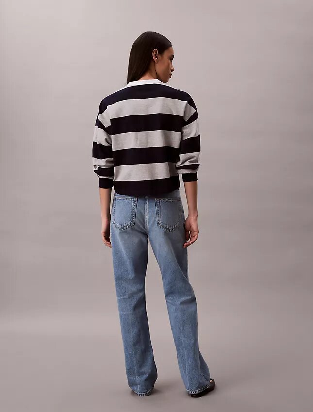 Varsity Stripe Henley Top Varsity Stripe Henley Top