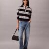 Varsity Stripe Henley Top Varsity Stripe Henley Top