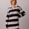 Varsity Stripe Mini Polo Dress