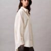Viscose Blend Relaxed Button-Down Shirt Viscose Blend Relaxed Button-Down Shirt