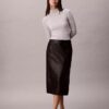 Viscose Blend Rib Mock Neck Sweater Viscose Blend Rib Mock Neck Sweater