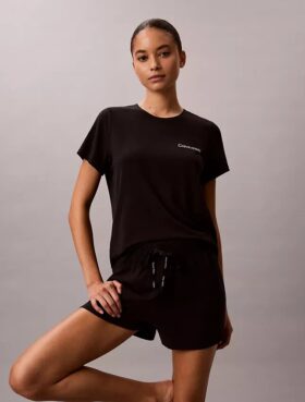 Viscose Cotton Blend Tee and Shorts Set Viscose Cotton Blend Tee and Shorts Set