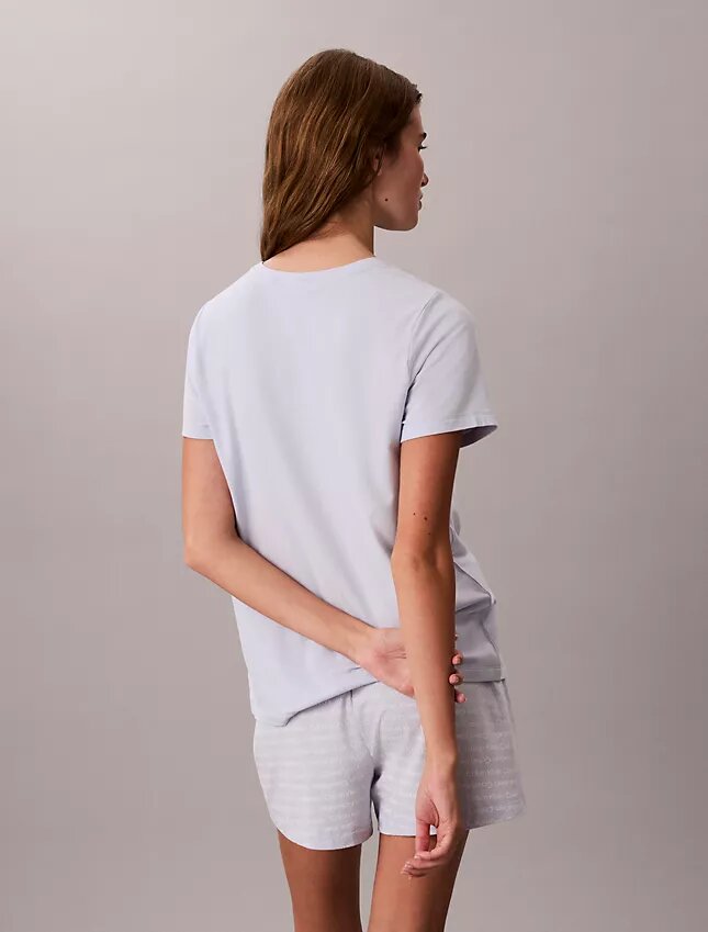 Viscose Cotton Blend Tee and Shorts Set Viscose Cotton Blend Tee and Shorts Set